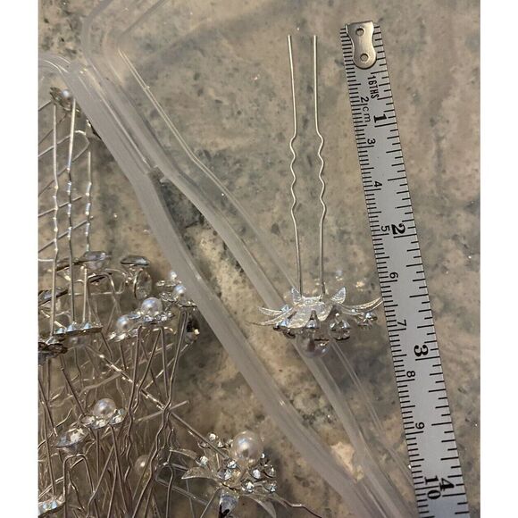 Simple Metal Hair Decorative Pins/ - Picture 3 of 4